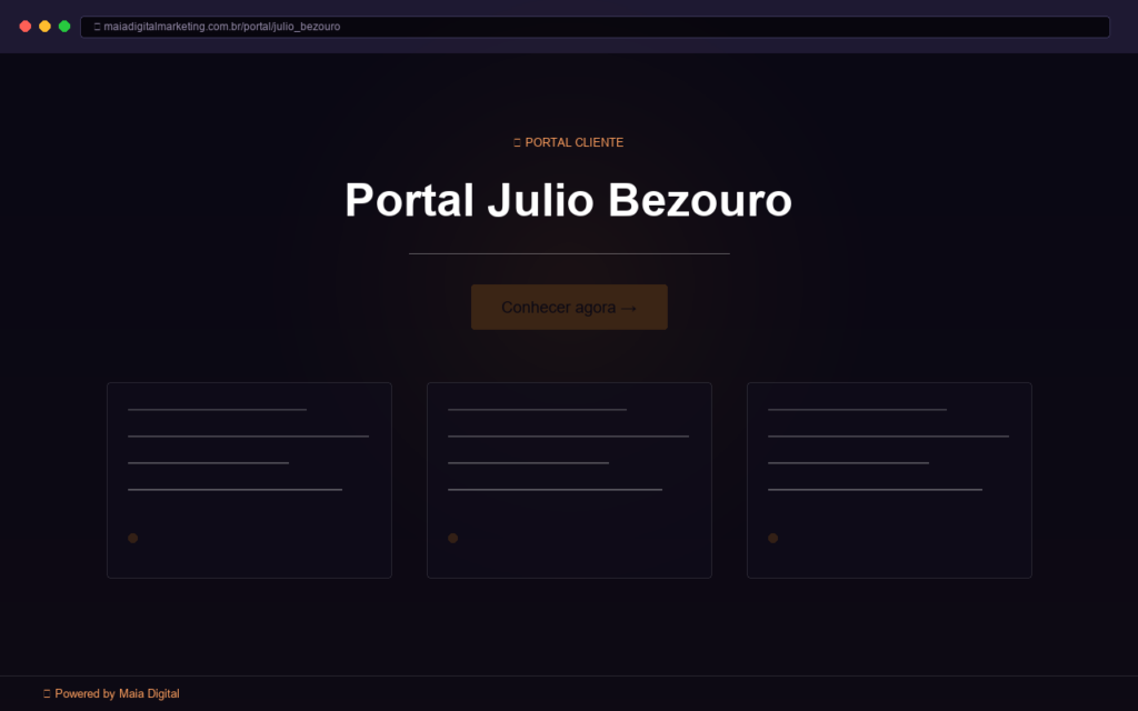 Portal Julio Bezouro · Estofaria de luxo